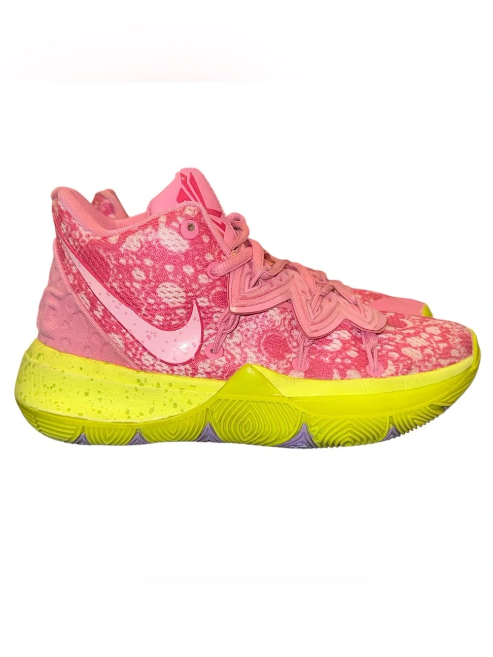 Nike Kyrie 5 Patrick Star SpongeBob Pink Basketball Shoes CJ6950‑600 Womens 5.5